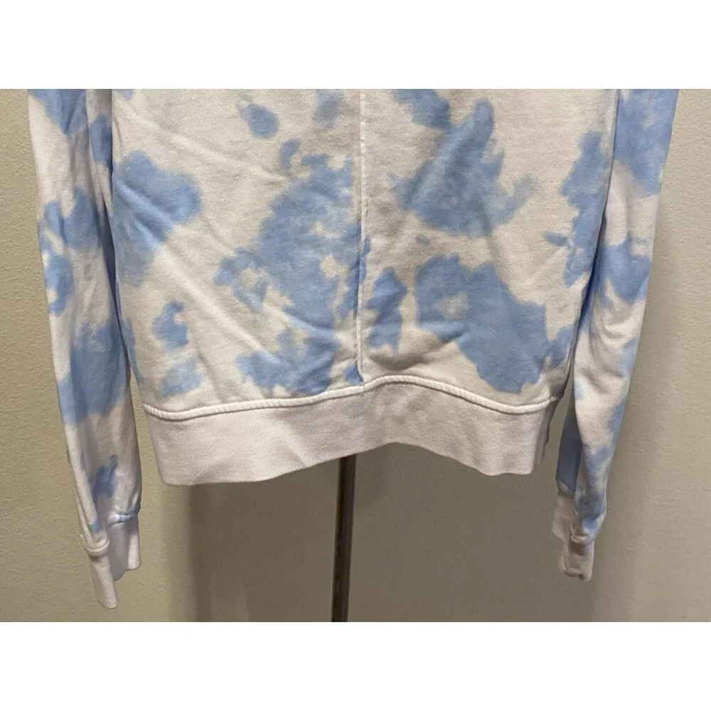 Zyia Active Womens Size XL White & Blue Cloud Pattern Pullover Sweatshirt - Picture 10 of 10